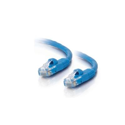 0.5m Cat5e Booted Unshielded (UTP) Network Patch Cable - Blue